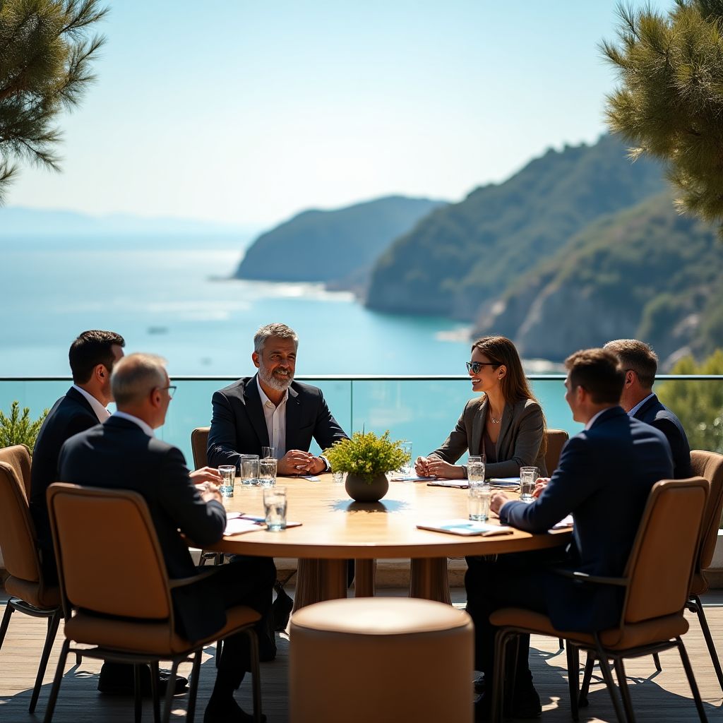 Executive leadership retreat at Turkish coastal resort